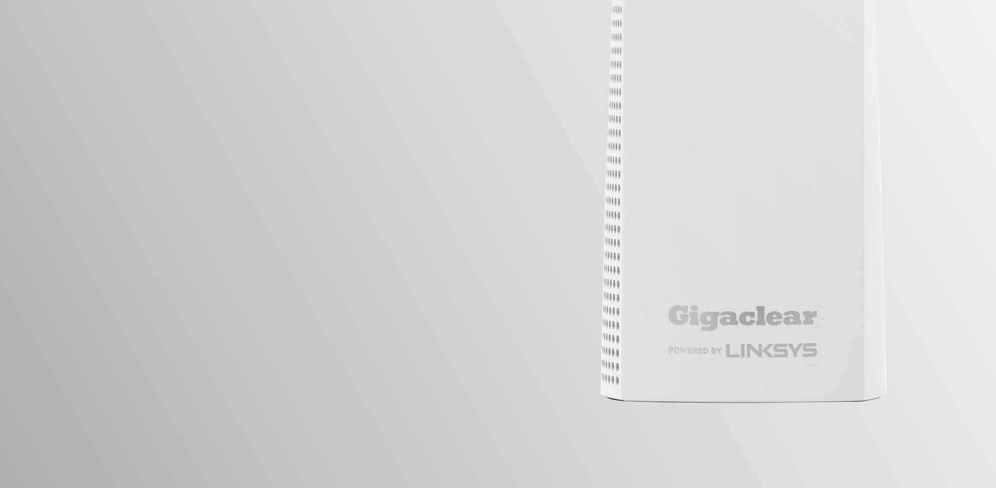The Gigalear powered by Linksys Router